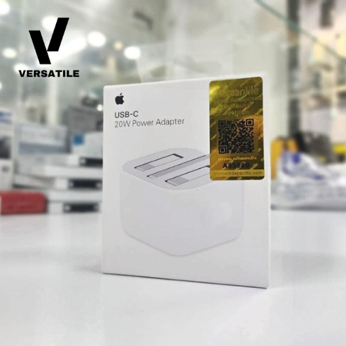Iphone Usb-C Pd 20w Power Adapter Charger 3 Pin Uk Pin) With cable